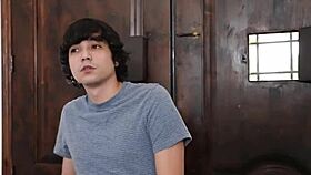 Lucky Boy Catches Stepmom in Bathroom for Unexpected Hardcore Ass Action at Mylfex