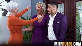 Sloppy cum swap with petite amateurs, I think I got the names wrong