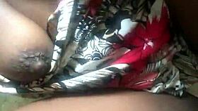 Talking dirty while showing off my small tits and pussy