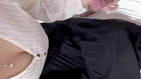 Massage guy's fingers drip wet pussy creampie.