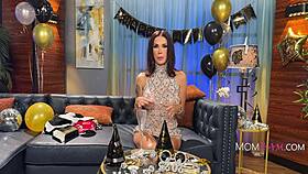 Shay Sights plays a mature milf seducing Donnie Rock at the gym