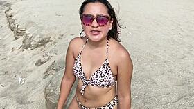 I’m so wild, a stranger spied on me at the beach and we banged hard!