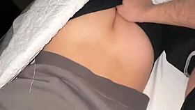 Caught Licking Ass in Snow with Multiple Cumshots