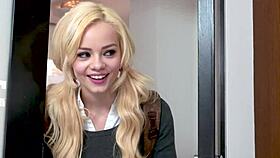 uhh, me and petite blonde Elsa Jean in naughty 3some with step parents!