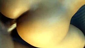 She masturbates and squirts before a steamy missionary creampie