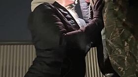 Caught Licking Ass in Snow with Multiple Cumshots