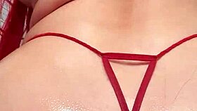 Sexy Latina Masturbates to Squirts Then Takes Anal