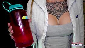 Parker Skyes is sucking that cock and getting banged in the group