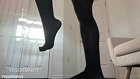 i'm evil supergirl in pantyhose, trapping you with foot worship until you melt me