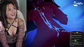 Exotiqfox solo masturbation in livestream highlights.