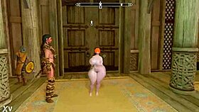 big booty redhead nude in skyrim game