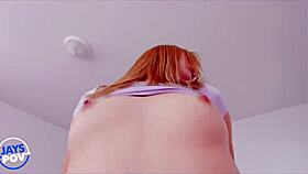 jays pov - bratty teen step daughter rides tight