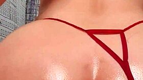 Sexy Latina Masturbates to Squirts Then Takes Anal