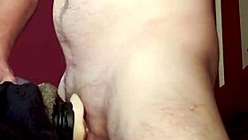 intimate homemade session with toys and edging