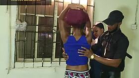 two hot black teens caught by corrupt police officer