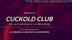 Old man dances at night club in cuckold scenario