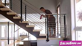 Stepsis Jenna Ross feels intense pleasure in a steamy shower fuck