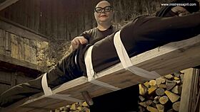 dominatrix mistress april with two mistresses and a sissy whore in wet anal fucking