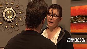 Stud Student Convinces Teacher and Professor's Wife into Classroom Threesome