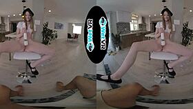 WetVR VR POV Pounding with Skinny Girl Scout in High Definition