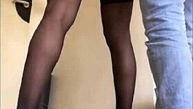 Amoul solo features ass licking and rimjob before fucking a woman in heels from behind. She wears satin panties down for intense action.