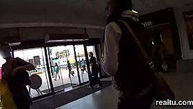 luscious czech chick seduced in the mall for a pov encounter.