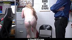 Sunny lane gets hard cock punishment for hiding stolen items in her panties liftermilf