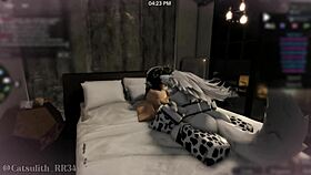 She returns after a month for more fun with a follower, part 1 of 2