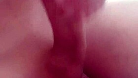 quick hidden handjob leads to fast cumming before lunch with big cock