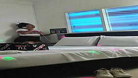 mature woman spending time with her young step-nephew in a family gathering