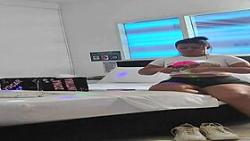 mature woman spending time with her young step-nephew in a family gathering