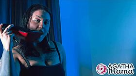 two sexy asian lesbians explore mature athletic bodies with strapon and tattooed asses in sheer outfits