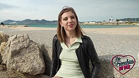 martina the beautiful brunette enjoys double penetration in lingerie