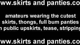 Do You Like My Ass Peeking Out Of Tiny Panties?