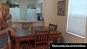 big boobed cougar deauxma pleases brooke tyler's pussy