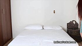 narrative-neutral style: latina teen fixes scooter after reality scene with fingering and masturbation