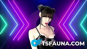 Tranny girl loves getting stretched by 10-inch BBC! 😈