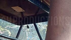 I PLAY WITH AFRICAN TEEN SLUT'S TITS UP SKIRT AT PARK