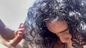 I'm Shocked by This 18-Year-Old Latina Crossdressing on Public Beach!