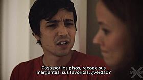 my cheating stepmother gives a seductive blowjob and creampie