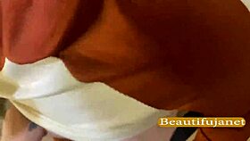 Blowjob in the kitchen with a teen's feet and shoes.