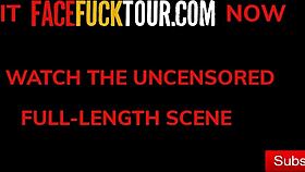 Slutty Latina Babe With Big Tits Takes Huge Cock Deep Throat