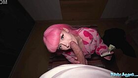 Public Agent Removes Chastity Belt And Creampies Wet Pussy!