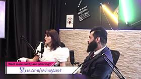 Lady Snow and Lord Kenobi get naughty with Tifany Rocha in swing cast.