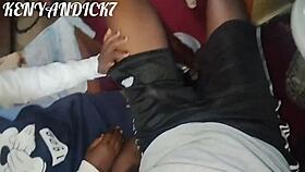 African nanny interacts with boss at home while wife is away