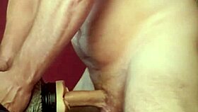 intimate homemade session with toys and edging