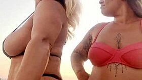 Talking Dirty on Beach with Slutty Friend
