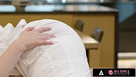 Friendly massage turns wild with lilly bell and madison morgan