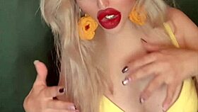 Belly Dancer Goddess Performs Lost in the Stars Music Clip with Long Nails and Glasses