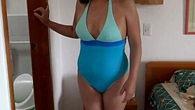 Stepmom Masturbates And Urinates At The Beach!